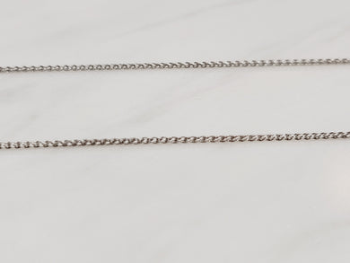 Sterling Silver Spiga .9mm Chain