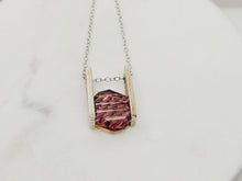 Load image into Gallery viewer, Antique Octagon Tablet Tourmaline 5.05ct Concave Cut Necklace