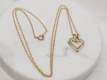 Load image into Gallery viewer, Diamond Heart Pendant on Chain