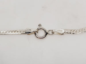 Sterling Silver Herringbone Bracelet