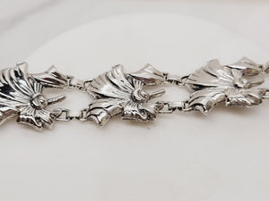 Sterling Silver Scroll Pattern Bracelet