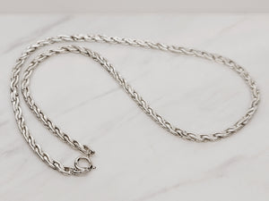 Sterling Drawn Weave Necklace