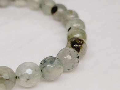 Prehnite Faceted Bracelet