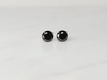 Load image into Gallery viewer, 1.5ctw Black Diamond Studs *Special*
