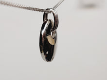 Load image into Gallery viewer, SS Oval MOP and Enamel Necklace
