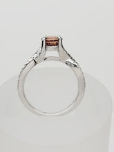 Load image into Gallery viewer, Rhodolite Garnet Diamond Ring