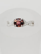 Load image into Gallery viewer, Rhodolite Garnet Diamond Ring