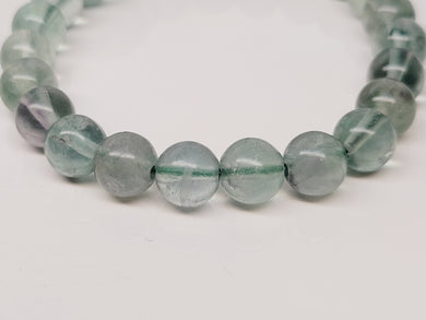 Green Fluorite Bead Bracelet