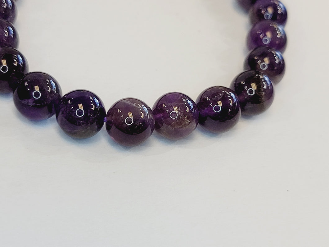 Amethyst Bead Bracelet