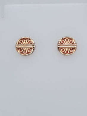 Fruition Citrus w/plique' a jour Studs