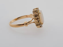 Load image into Gallery viewer, 14KY Estate Opal &amp; Dia. Ring