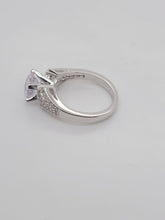 Load image into Gallery viewer, CZ Engagement Style Sterling Silver Ring