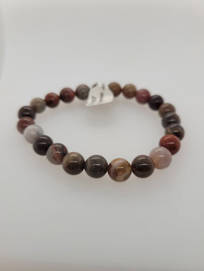 Polychrome Jasper Bead Bracelet