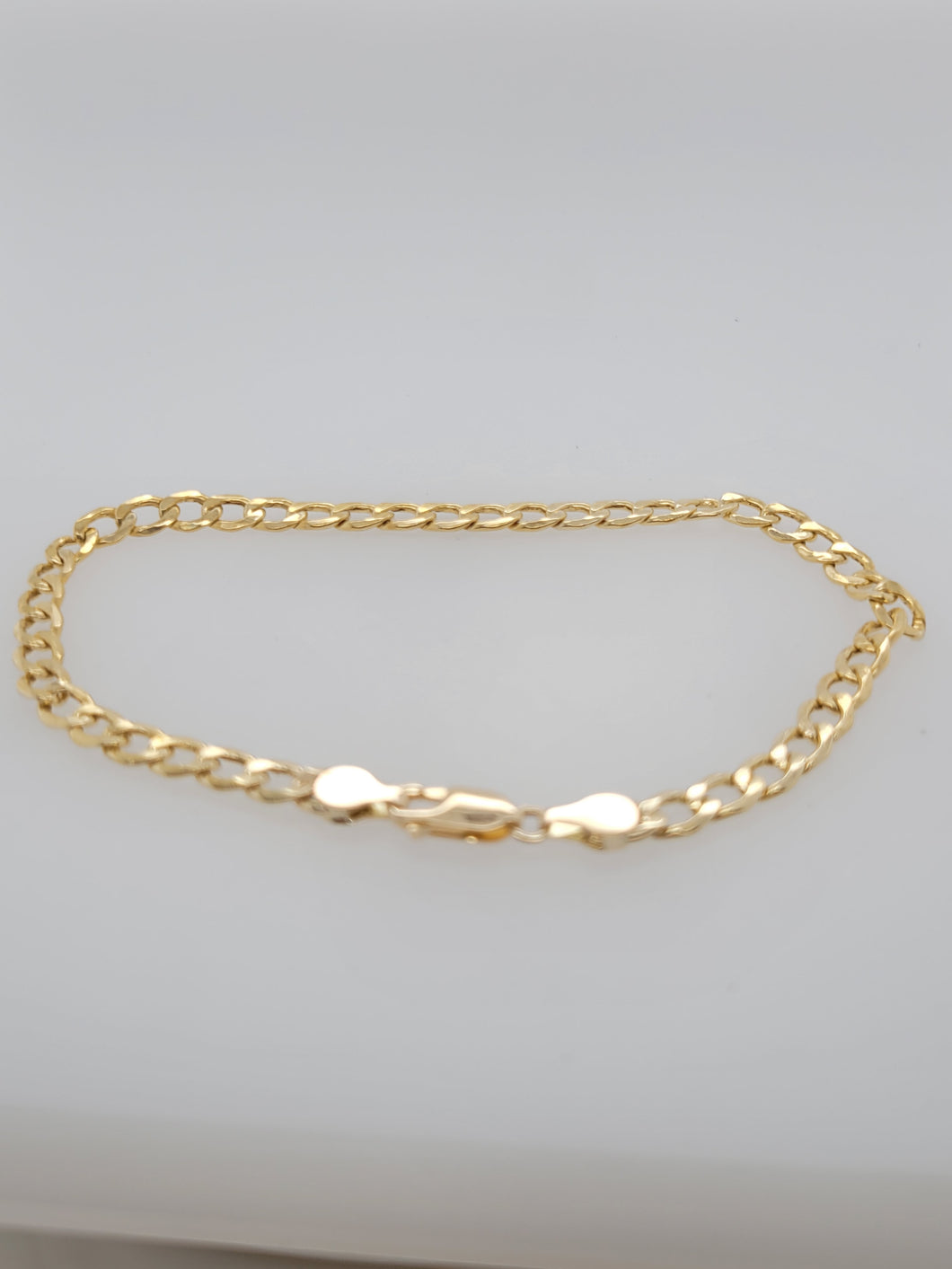 14KY Gold Cuban Cable Chain Bracelet 9