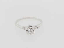 Load image into Gallery viewer, Estate 14kw Diamond Engagement Ring sz 7