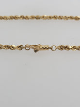 Load image into Gallery viewer, 14KY Diamond Cut Rope Bracelet