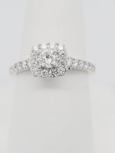 Load image into Gallery viewer, 14k White Gold Diamond Engagement Ring