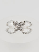 Load image into Gallery viewer, 10kw Butterfly Diamond Ring