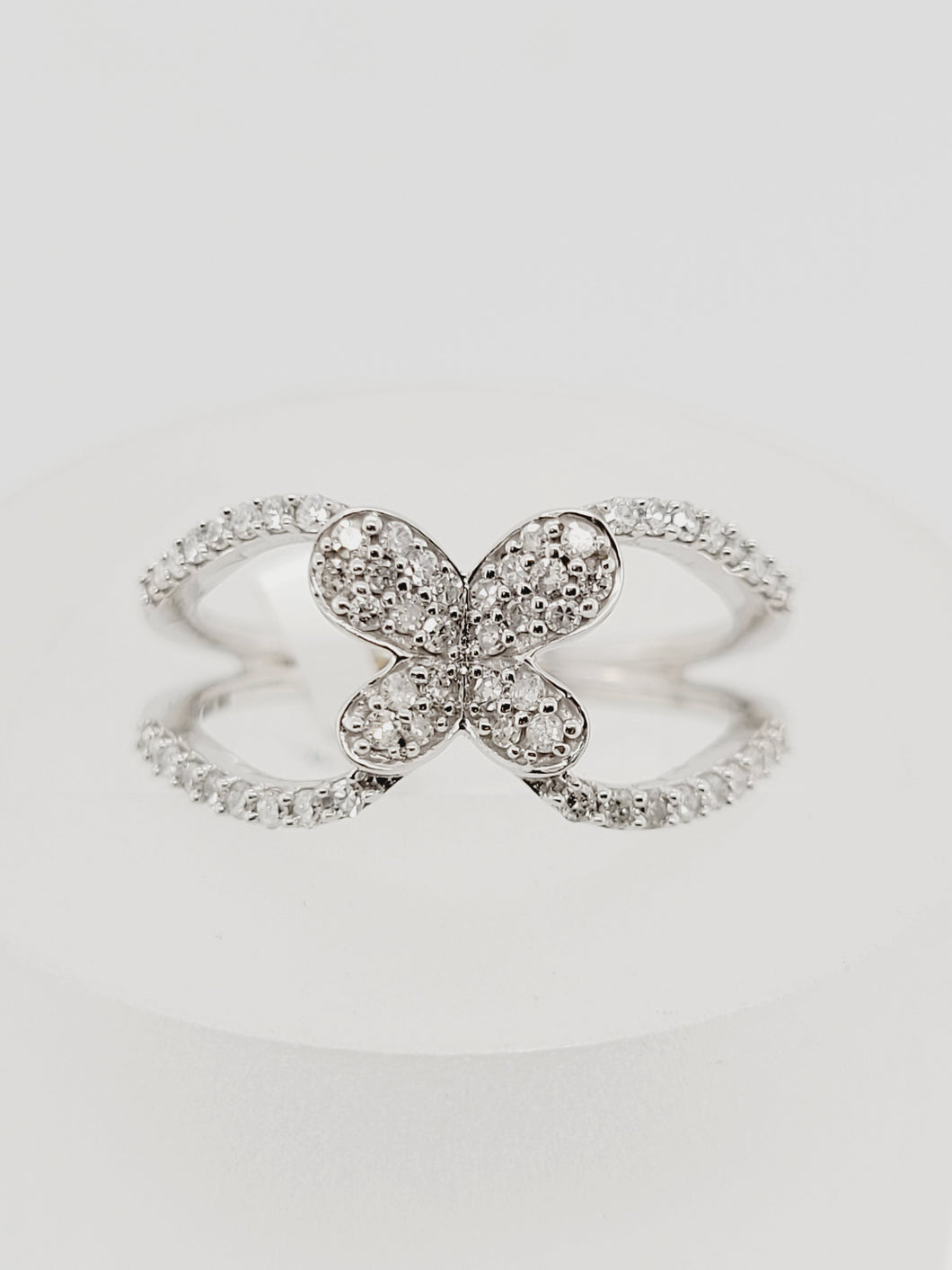 10kw Butterfly Diamond Ring
