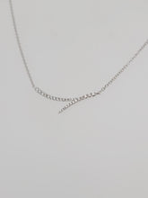Load image into Gallery viewer, 14kw Freeform Diamond Necklace
