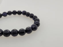 Load image into Gallery viewer, Goldstone (Blue) Faceted Bracelet
