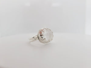 Clear Quartz Sterling Silver Ring