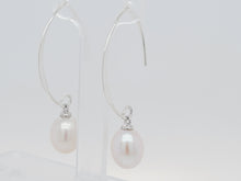 Load image into Gallery viewer, SS Freshwater Pearl Dangle Earrings