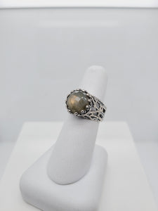 Sterling Silver Branches Labradorite Ring