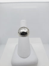 Load image into Gallery viewer, Sterling Silver Domed Signet Ring