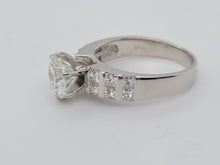 Load image into Gallery viewer, Epic Estate Ring Featuring 2.10ct Center in 18KW gold