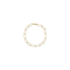 8"  Gold Filled Paperclip Bracelet