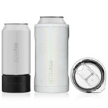 Load image into Gallery viewer, HOPSULATOR TRíO 3-in-1 | Glitter White (16oz/12oz cans)