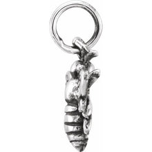 Load image into Gallery viewer, Adorable Bee Charm Necklace in Sterling