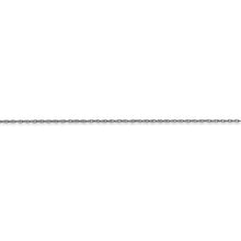 Load image into Gallery viewer, 14k White Gold 0.5mm Cable Rope Chain