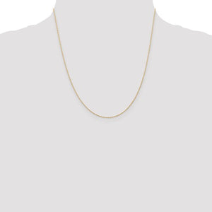 14k Yellow Gold 0.5mm Cable Rope Chain