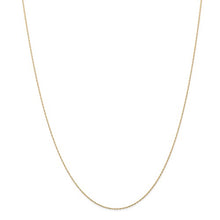 Load image into Gallery viewer, 14k Yellow Gold 0.5mm Cable Rope Chain