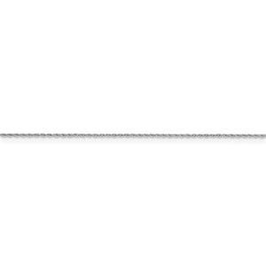 Leslie's 14K White Gold V-P Pendant Rope Chain