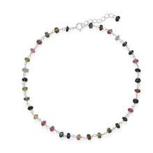 Load image into Gallery viewer, Colorful! Multi-Color Tourmaline Anklet