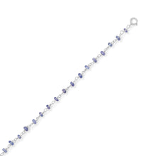 Load image into Gallery viewer, Lavender Love! Tanzanite Anklet