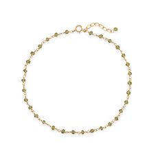 Load image into Gallery viewer, Fresh Look! Peridot 14 Karat Gold Plated Anklet