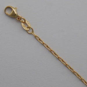 14K Yellow Gold Elongated Cable Chain