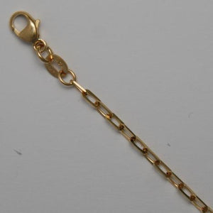 14k Yellow Gold Paper Clip Chain