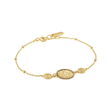 Load image into Gallery viewer, Gold Winged Goddess Bracelet