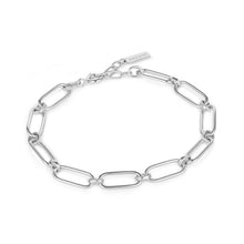 Load image into Gallery viewer, Silver Cable Connect Chunky Chain Bracelet
