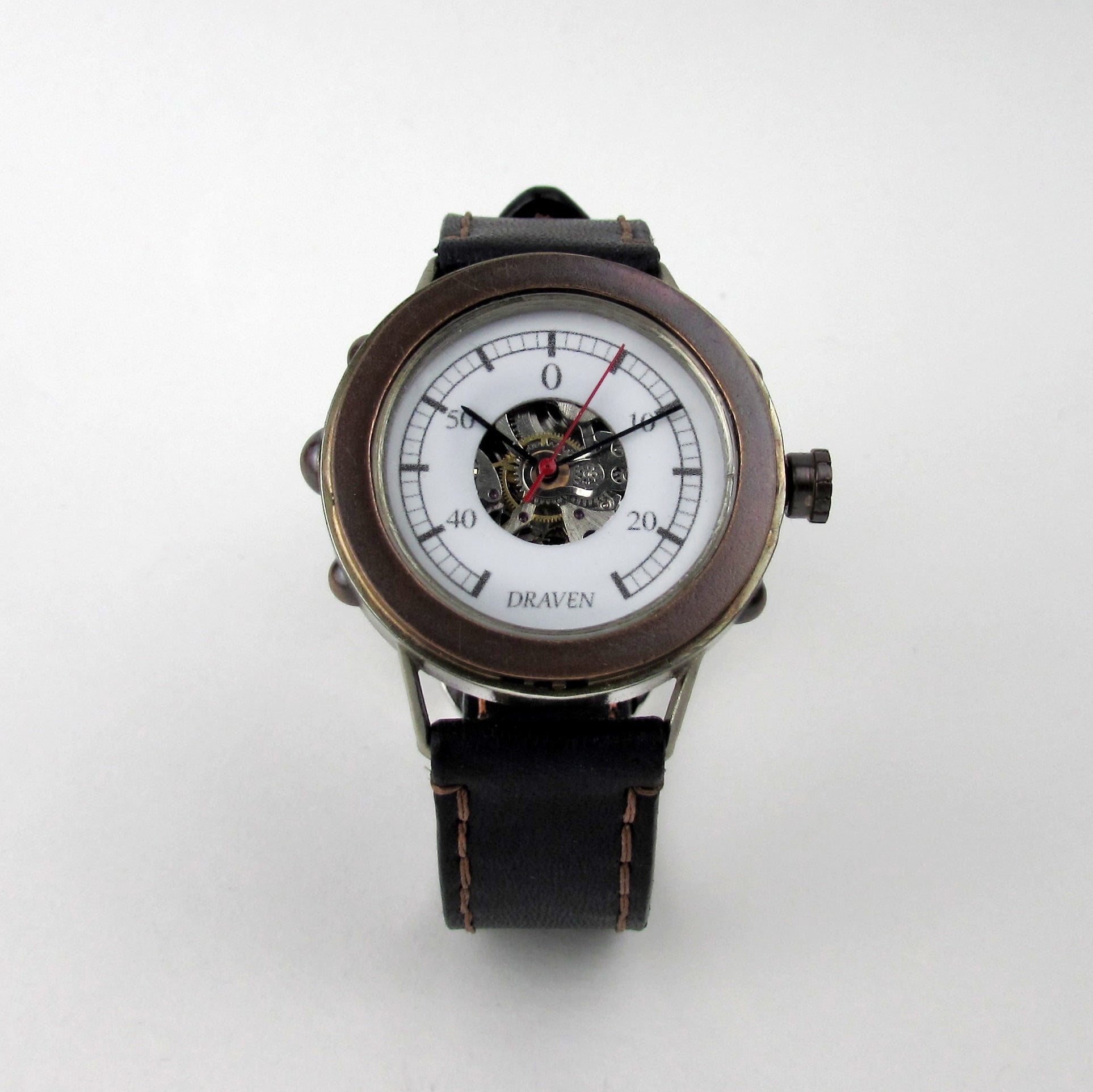 Boiler Watch with Black Strap