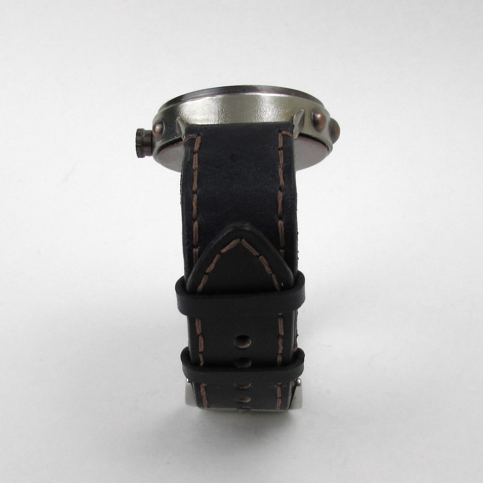 Boiler Watch with Black Strap