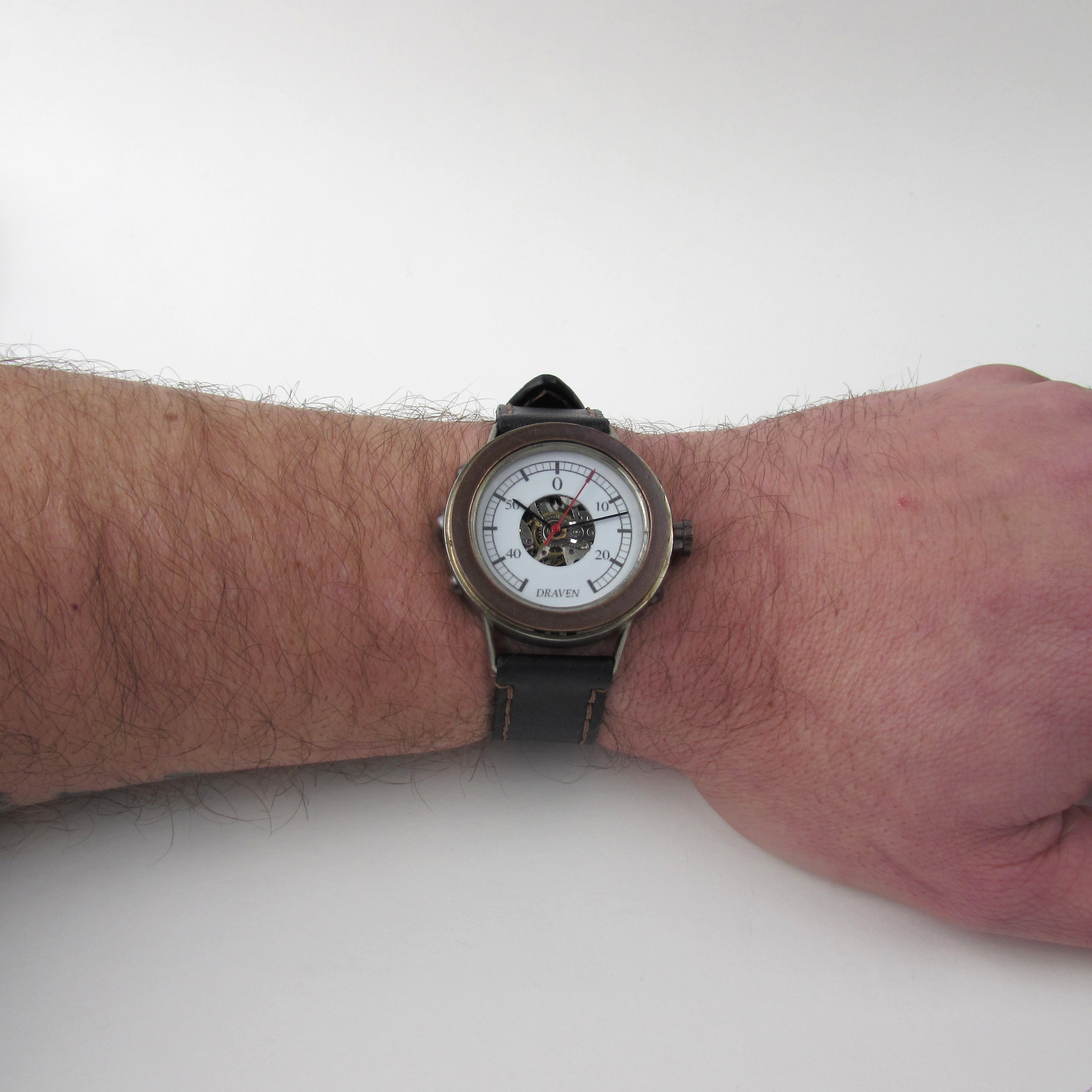 Boiler Watch with Black Strap