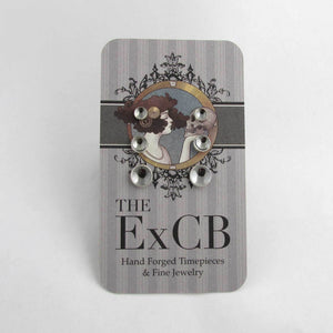 Full Set of Silver Cup Earrings - TheExCB