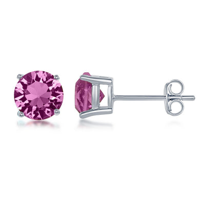 Sterling Silver 6MM Rose