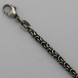 Round Byzantine Chain - Sterling Silver